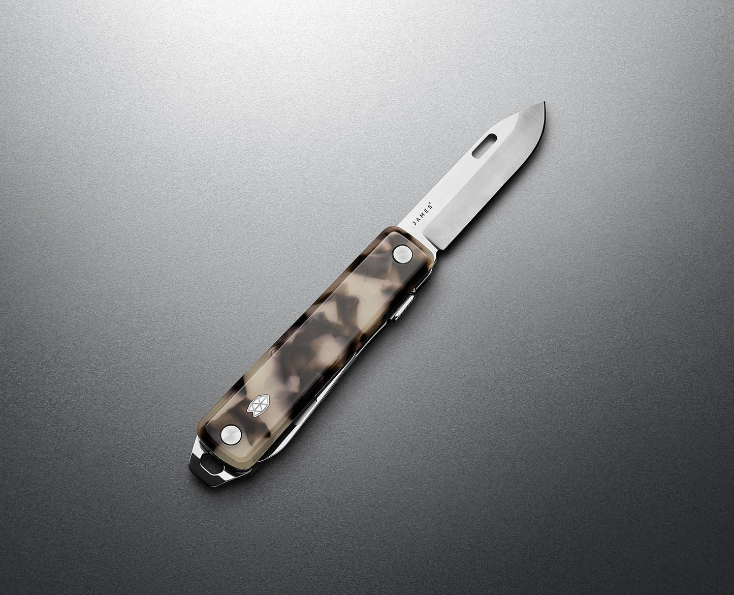 The Ellis Scissors - Desert Tortoise/Stainless - Eco-Acetite