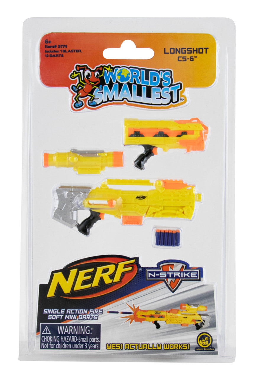 World's Smallest Nerf Blasters