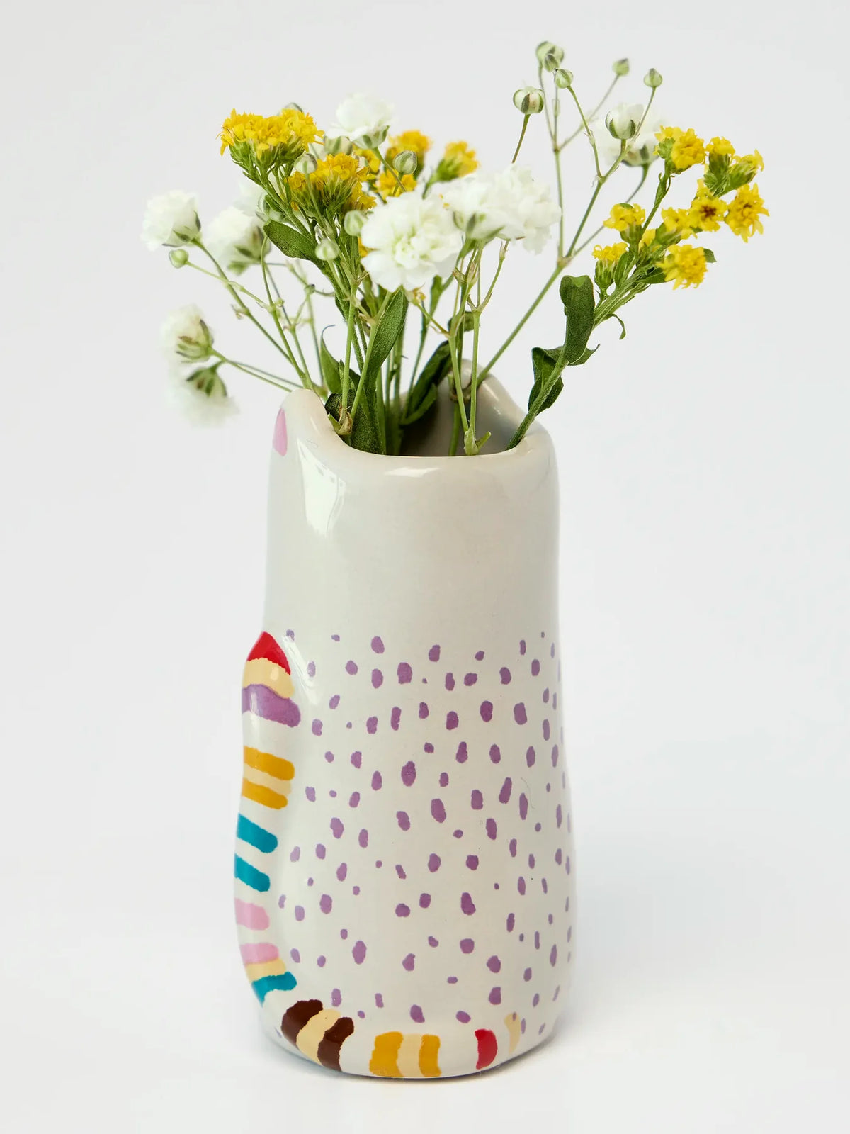 Cutest Little Bud Vase - Grey Cat