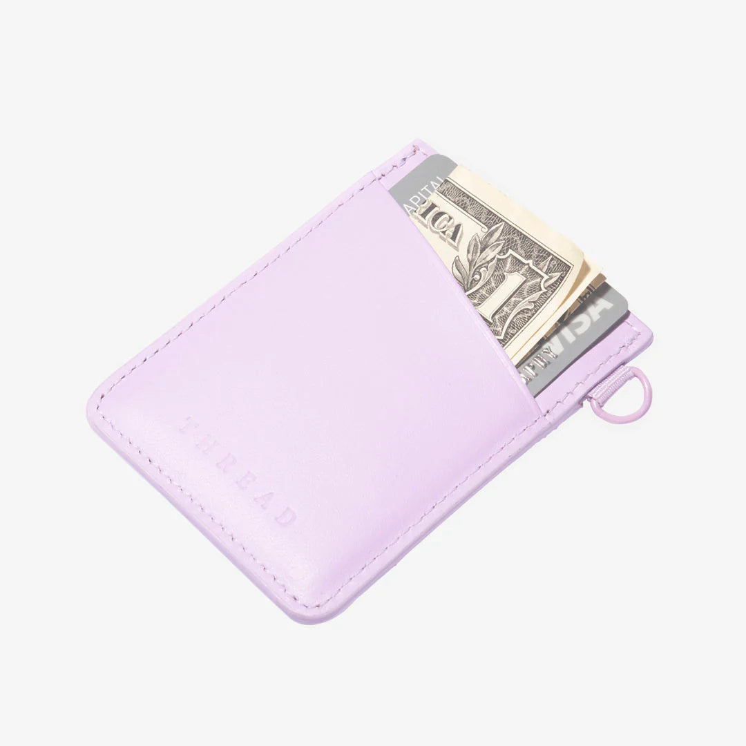 Haze Lavender Vertical Wallet