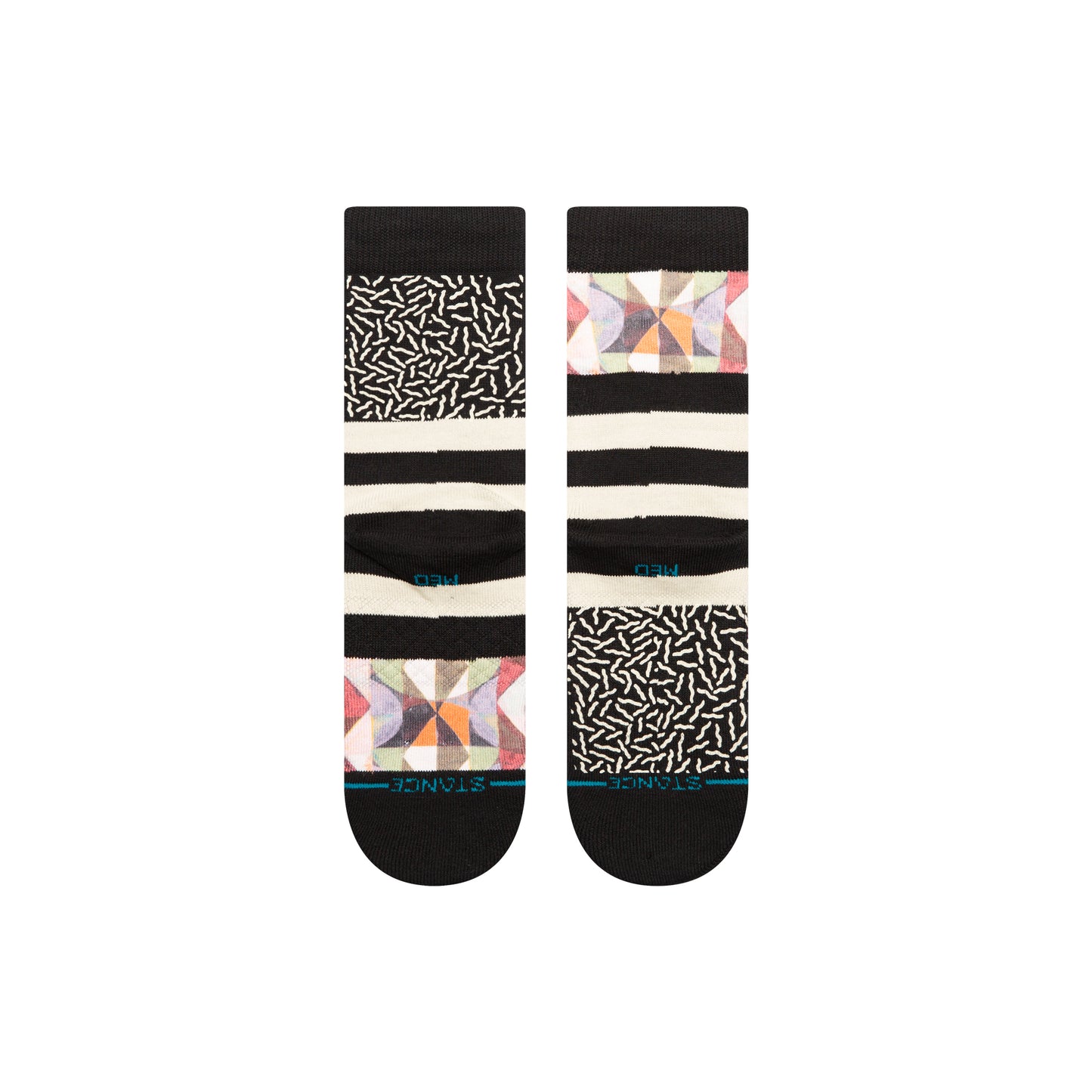 Wanderings Crew Sock - Black