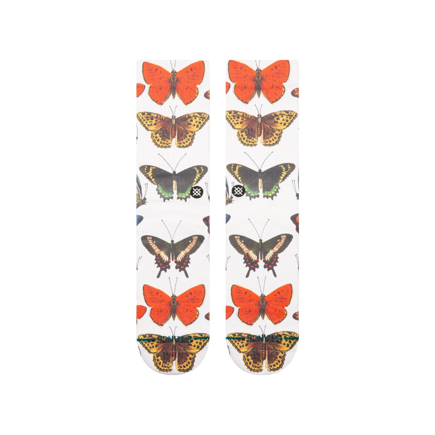 Flutterby Crew Socks - Canvas