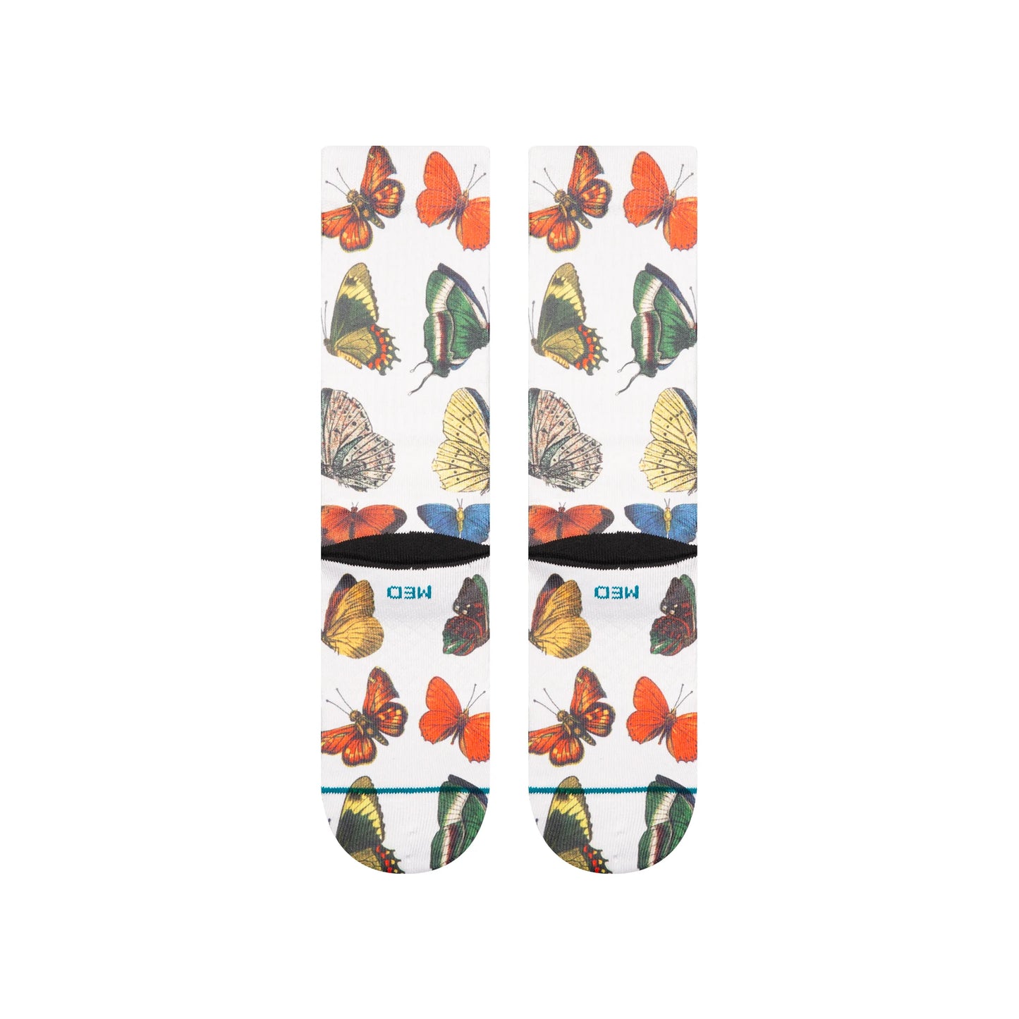 Flutterby Crew Socks - Canvas