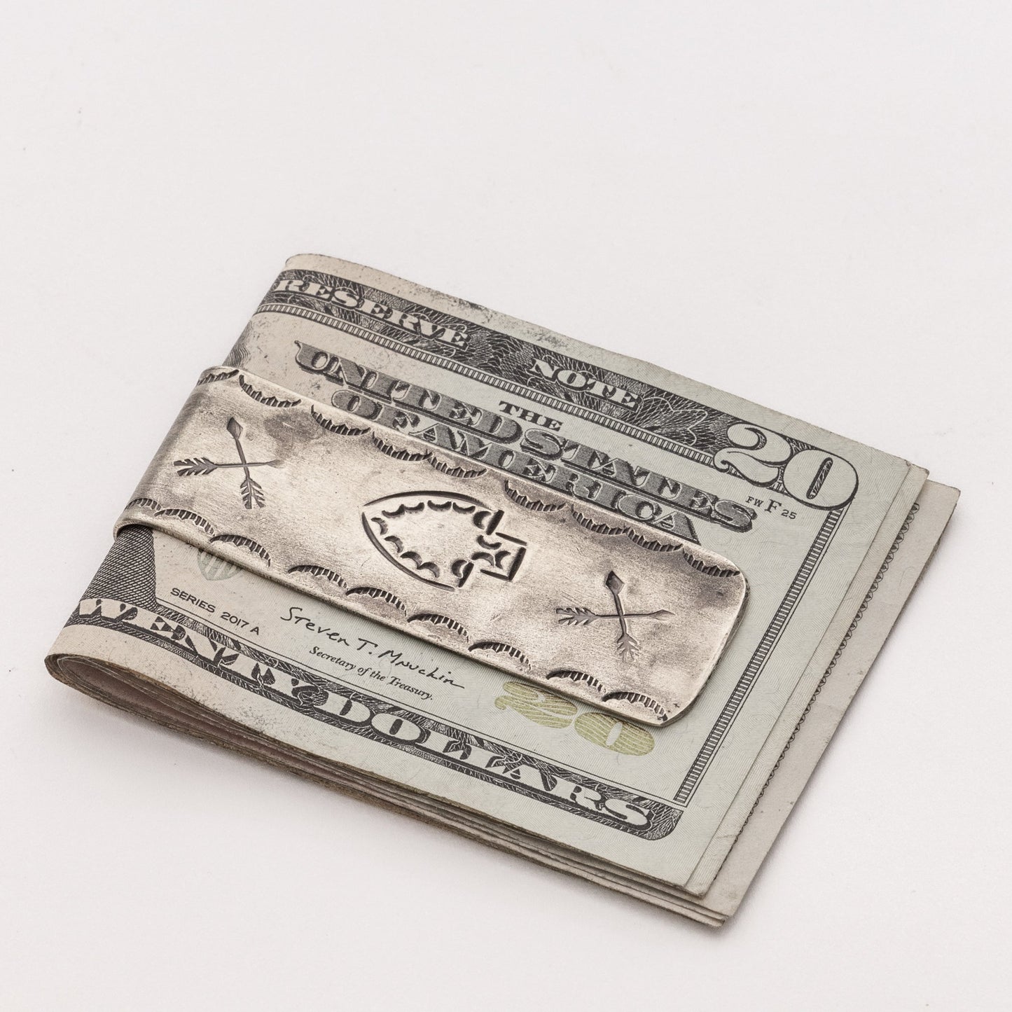 Stamped Money Clip - Arrowhead
