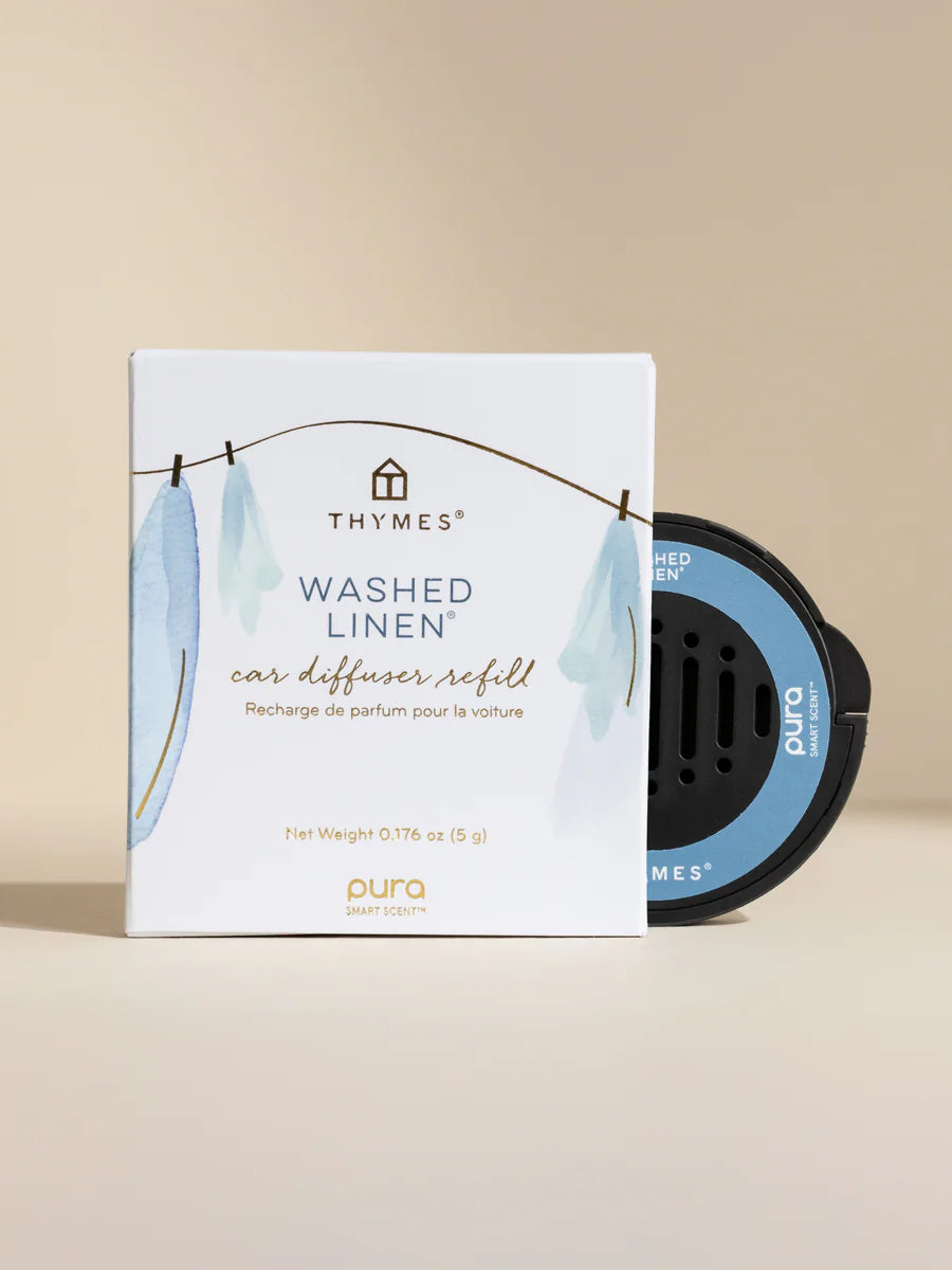 Pura Car Diffuser Refill - Washed Linen