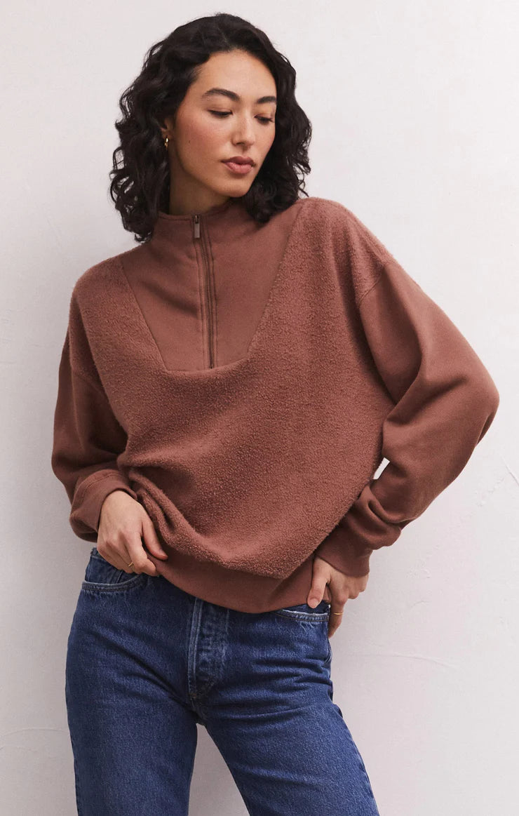 Sequoia Fleece Sweatshirt - Tiger Eye