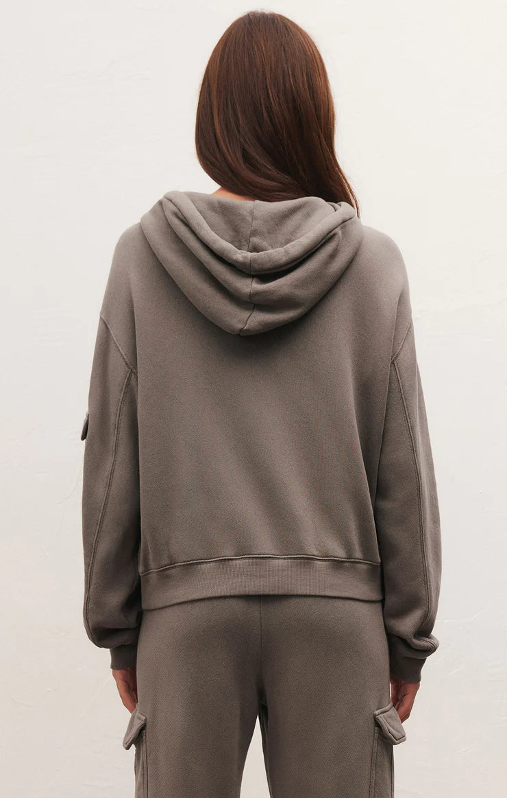 Cargo Hoodie - Lunar Grey