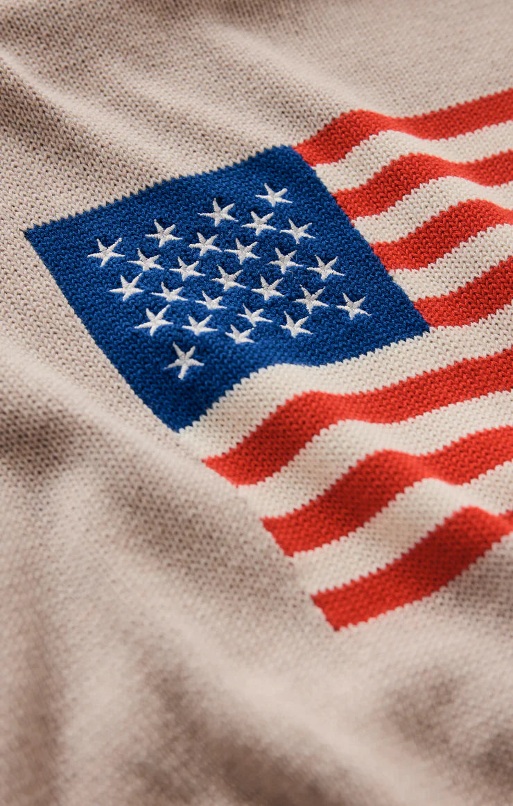 Sienna Patriot Sweater - Natural Heather