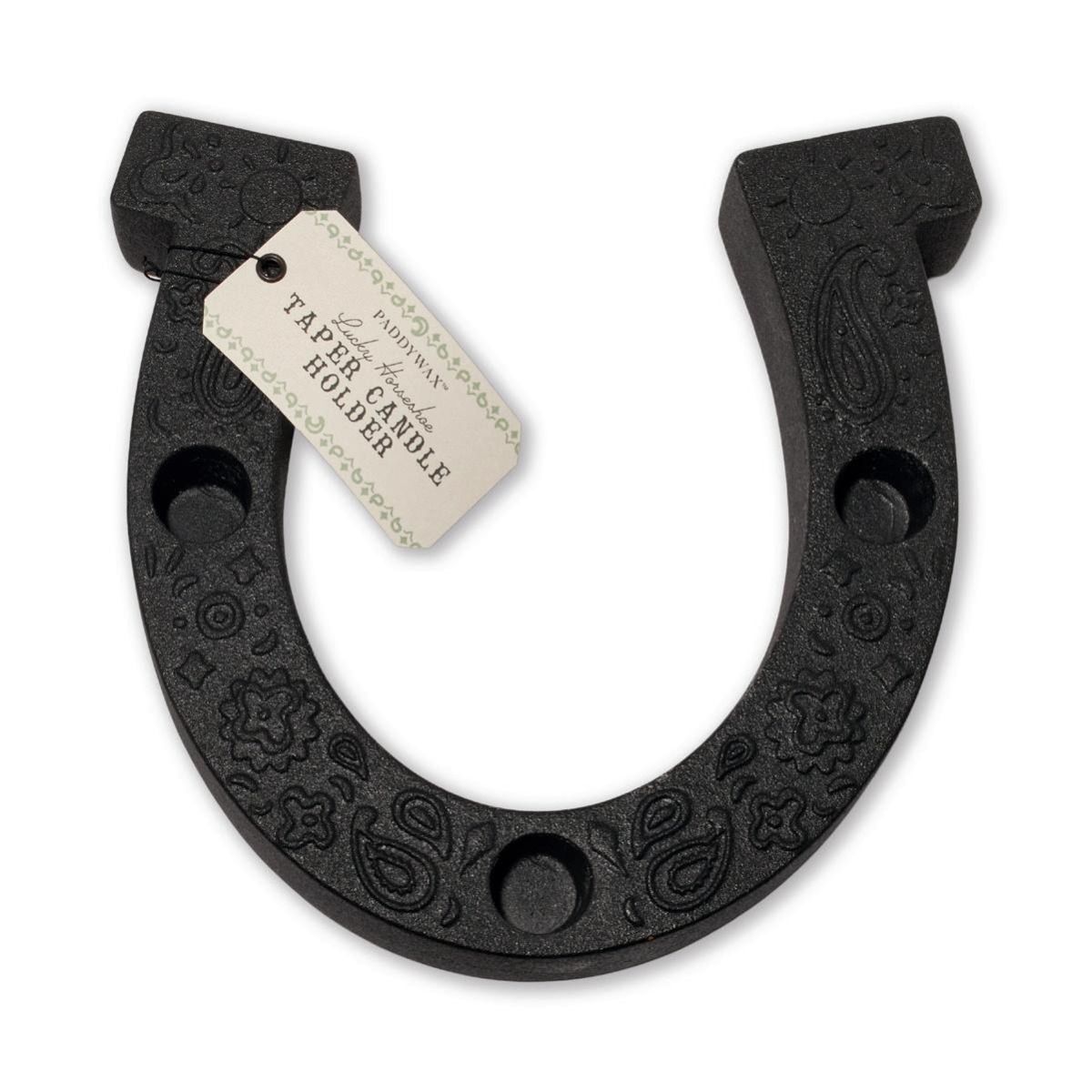 Horseshoe Taper Holder - Black