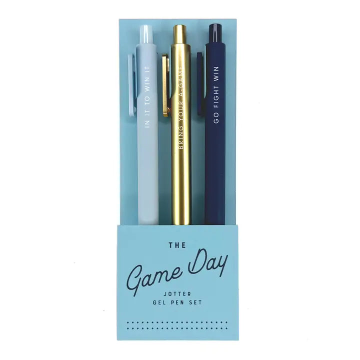 Game Day Jotter Gel Pen: Set of 3