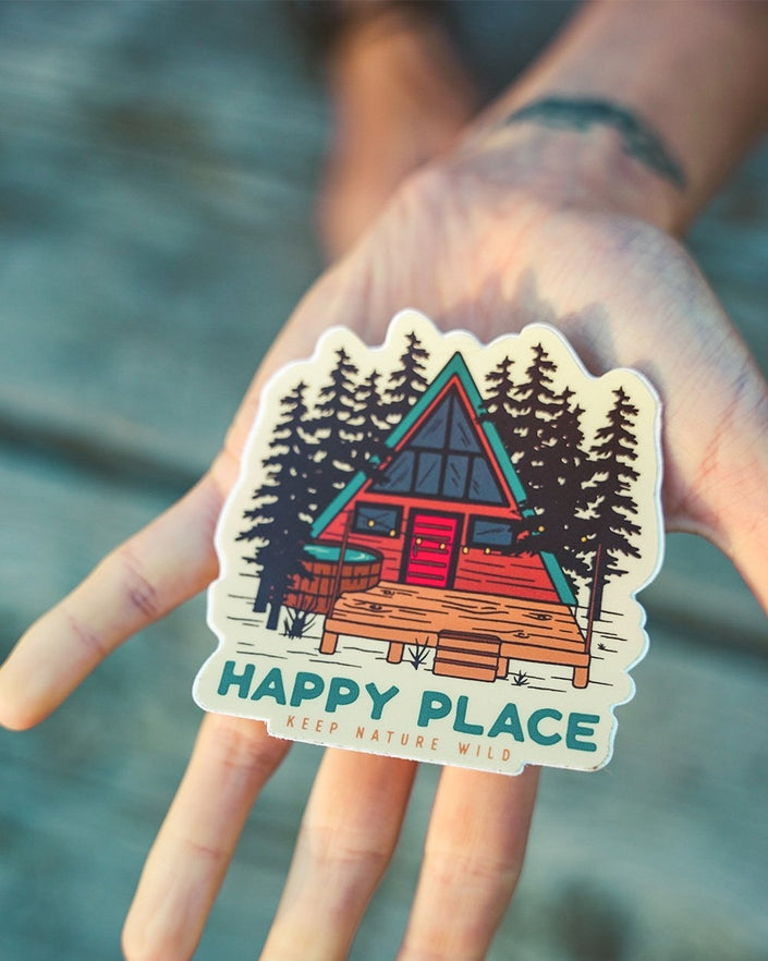 Happy Place Sticker