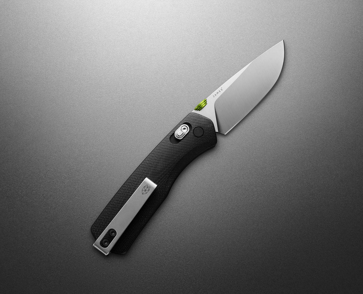 The Carter - Black + Stainless G10 Straight