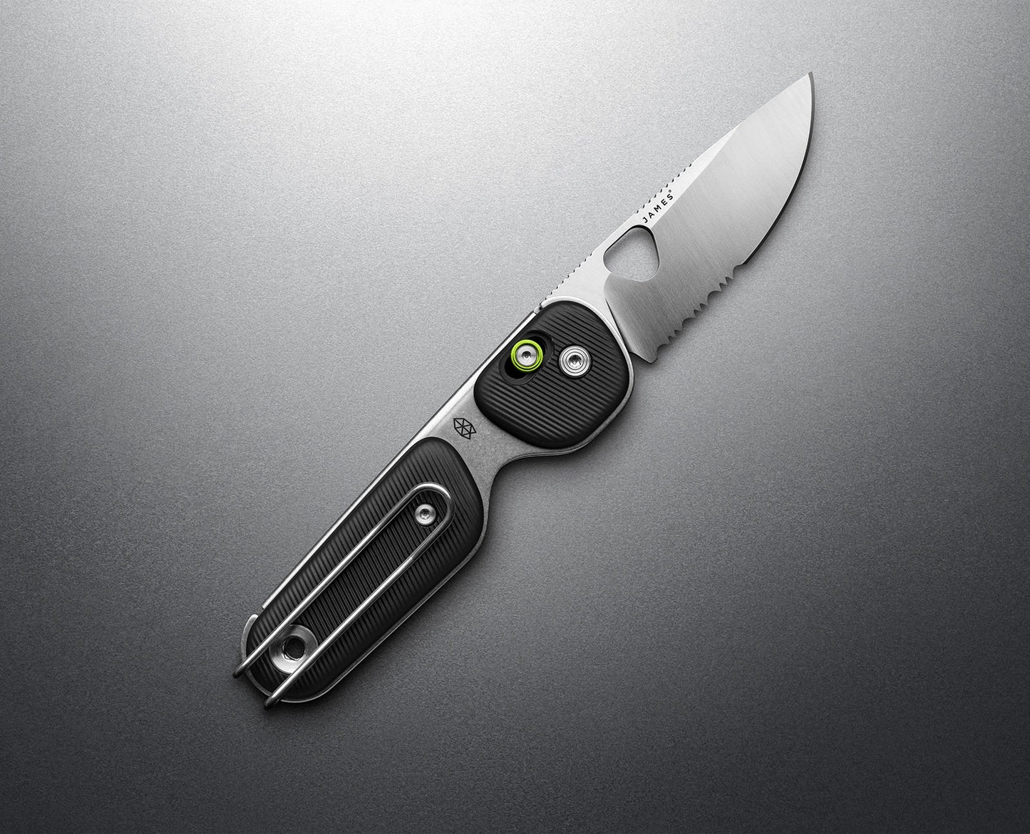 The Redstone - Black + Stainless + Straight / Straight