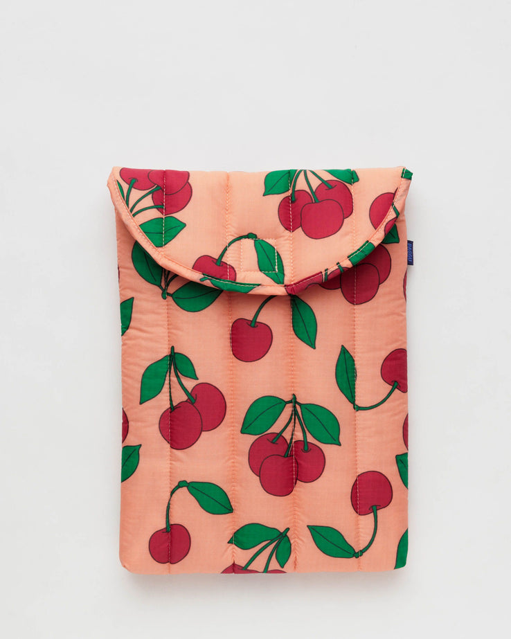 Puffy Laptop Sleeve 13"/14" - Sherbet Cherry
