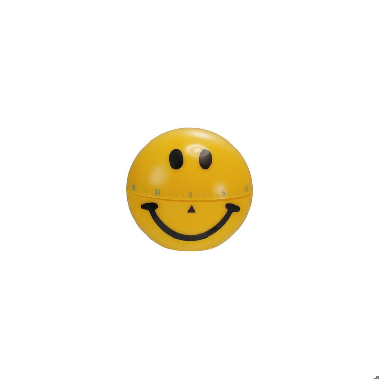 2-3/4"H Plastic Smiley Face 1 Hour Timer