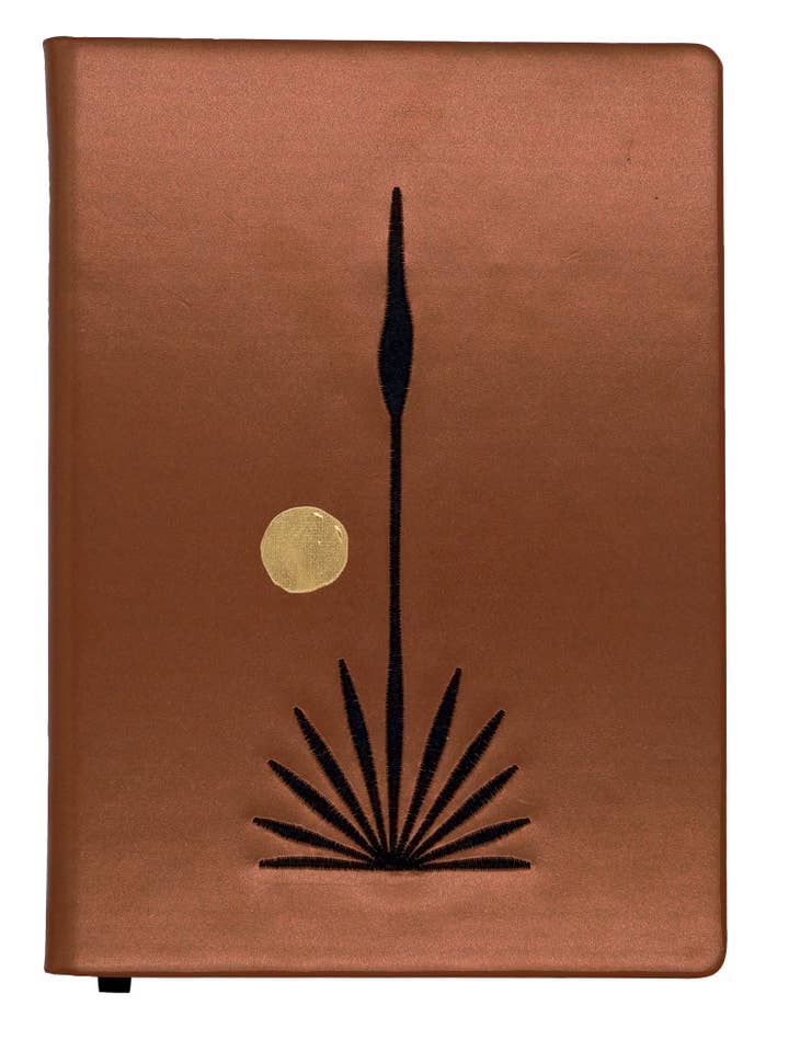 Sotol Plant Vegan Embroidered Journal