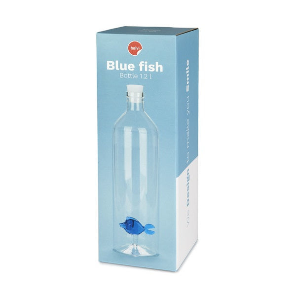 Blue Fish Bottle - Atlantis Collection