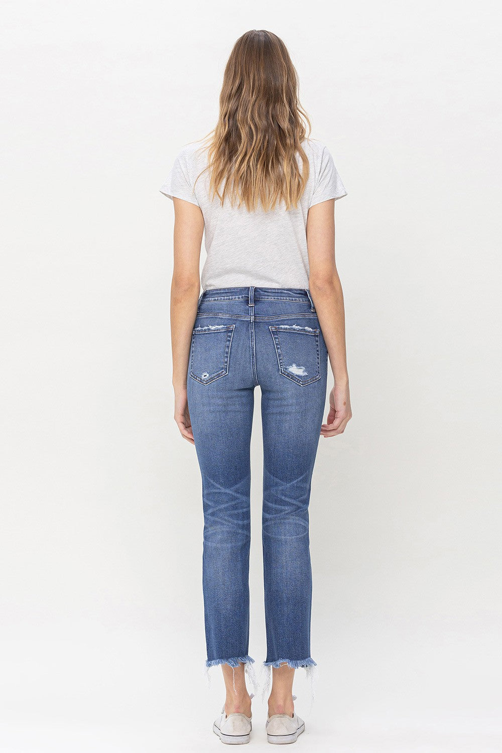 Mid Rise Crop Slim Straight - Congenial