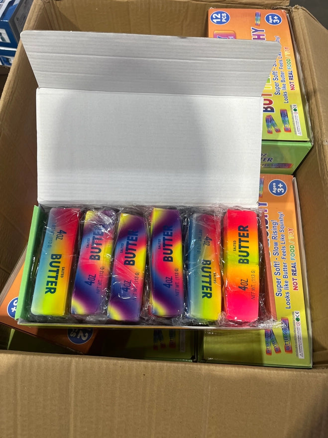 Slow Rising Squishy Butter - Rainbow
