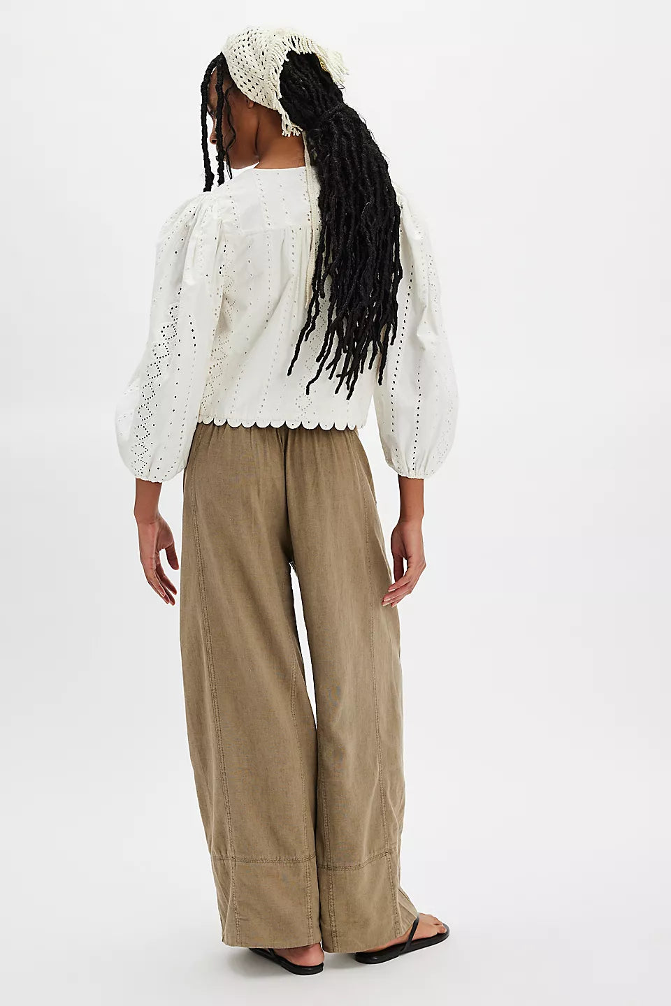 Days End Linen Pull On Pant - Caiman