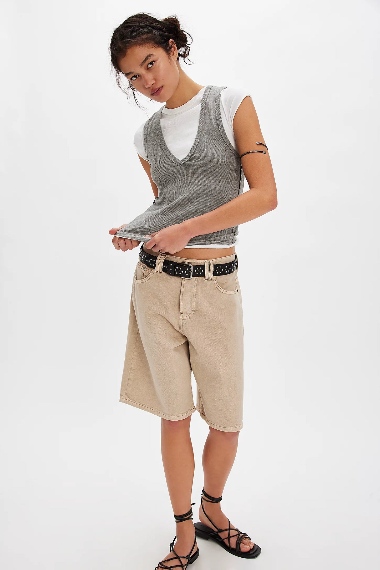 Neria Tank - Heather Grey