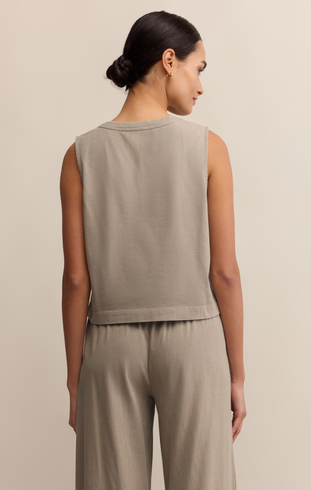 Sloane Jersey Muscle Tank - Retreat