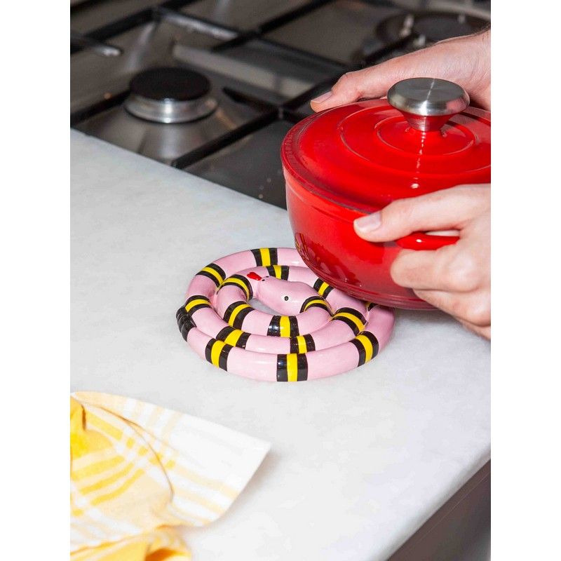 Snake Trivet - Pink