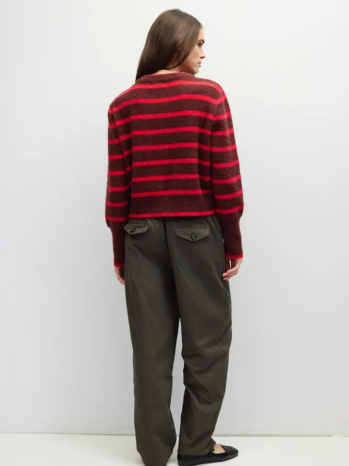 The Mckenzie Sweater - Brown/Red