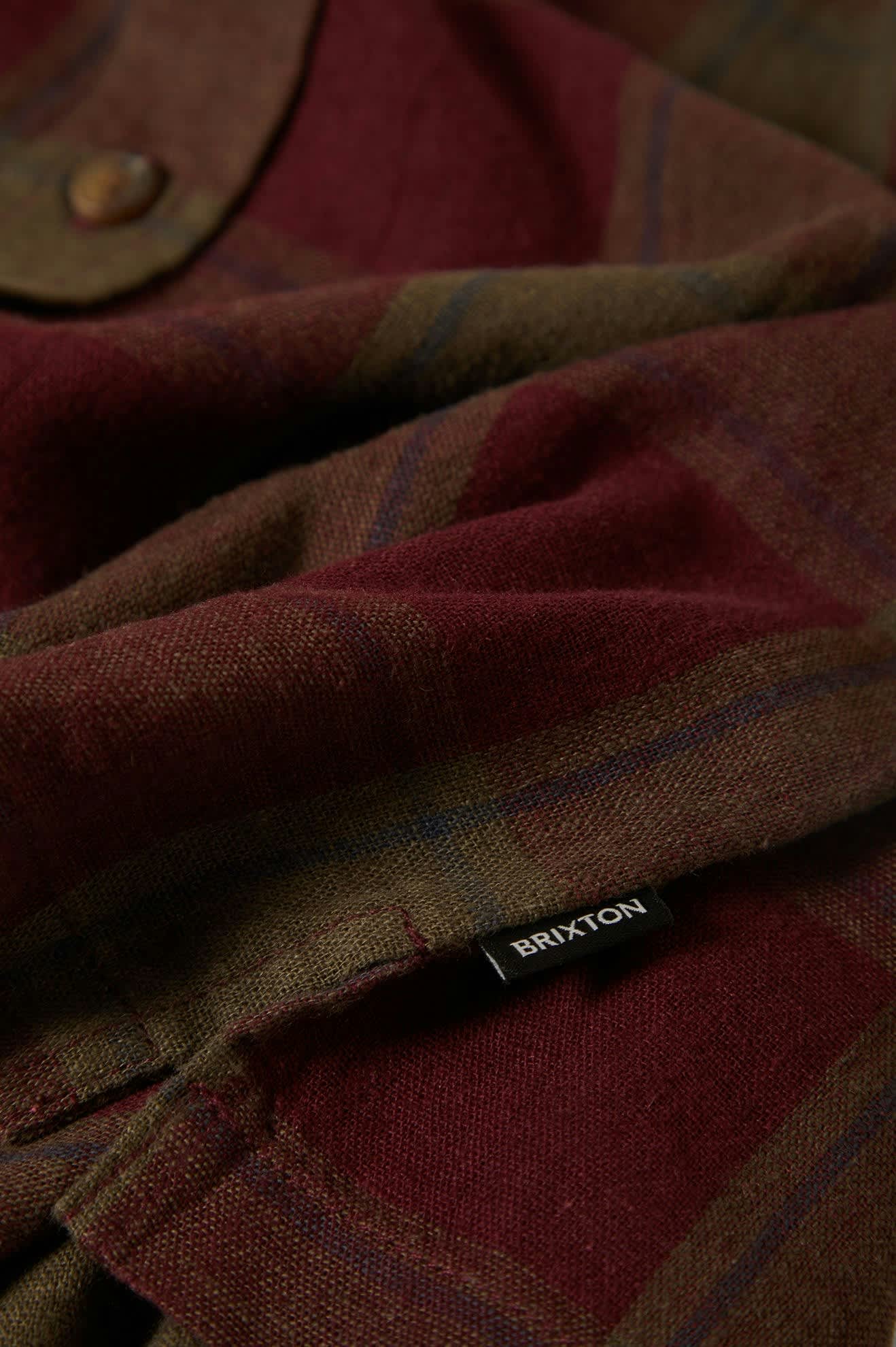 Cru Linen Blend Woven - Olive Surplus/Port