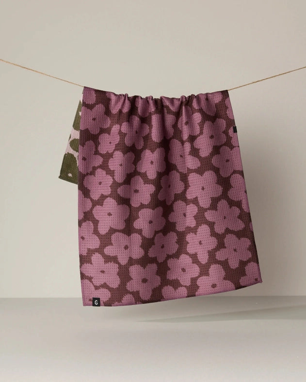 Fuzzy Floral Luxe Kitchen Towel