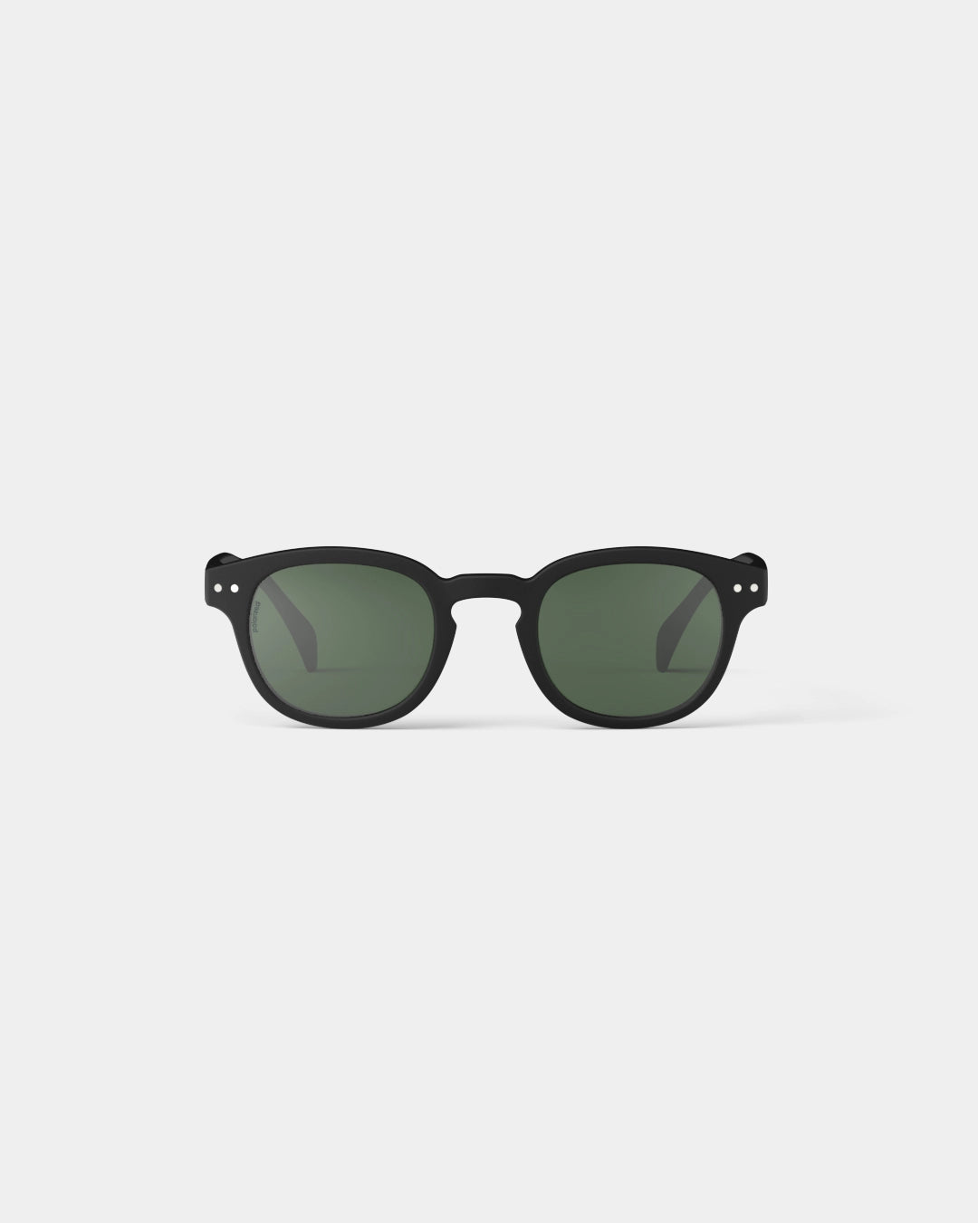 #C Polarized Sunglasses - Black/Green Lenses