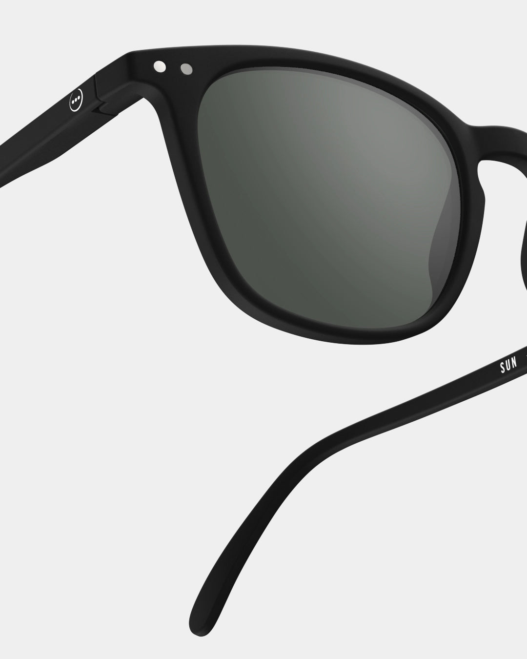 #E Sunglasses - Black/Grey Lenses