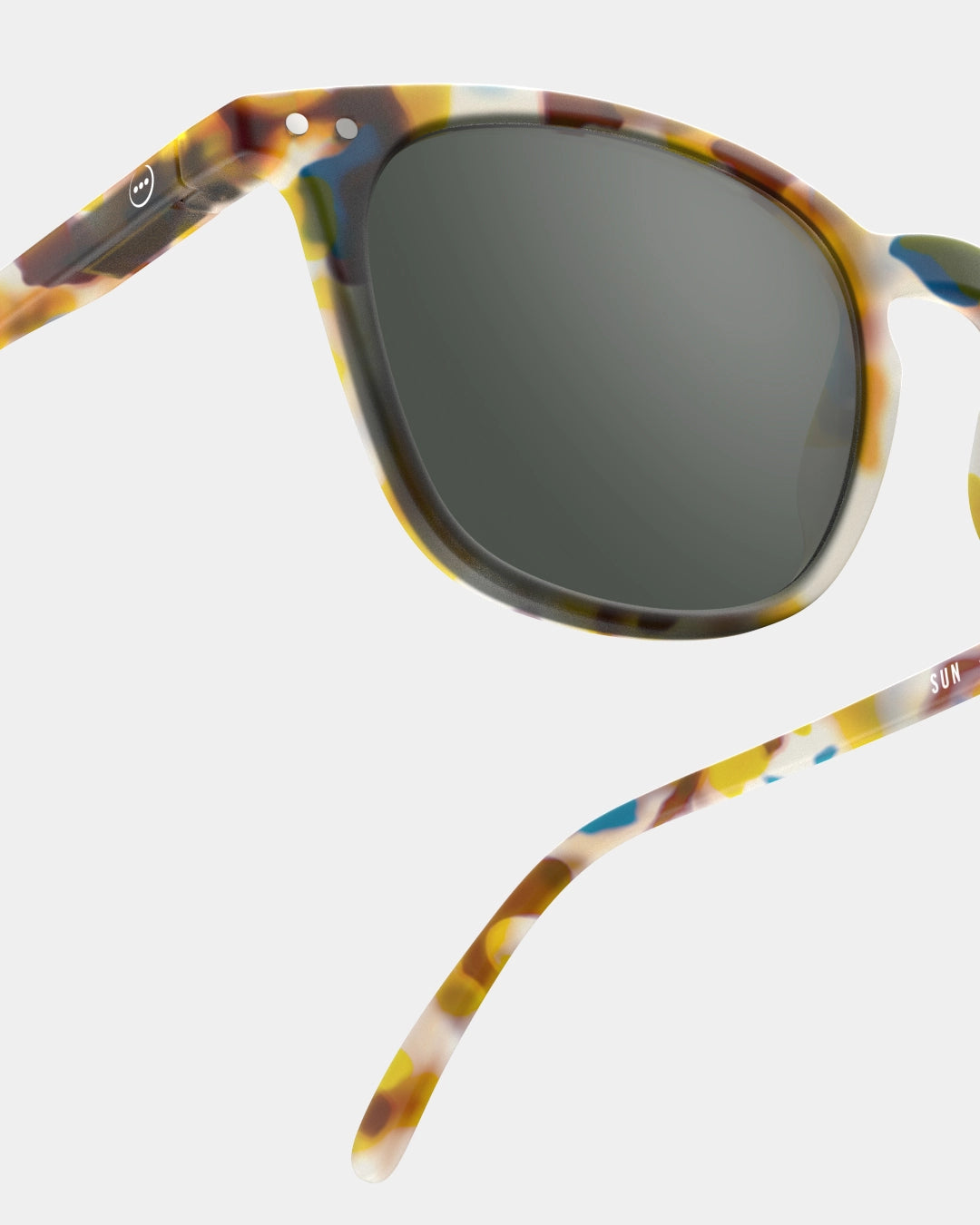 #E Reading Sunglasses - Blue Tortoise +1