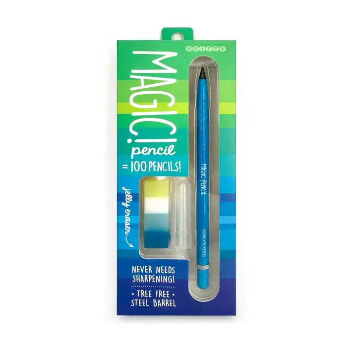 Magic Pencil & Eraser Set - Blue