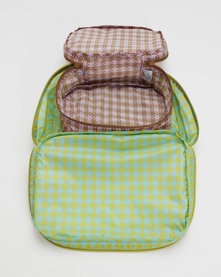 Packing Cube Set - Pixel Gingham