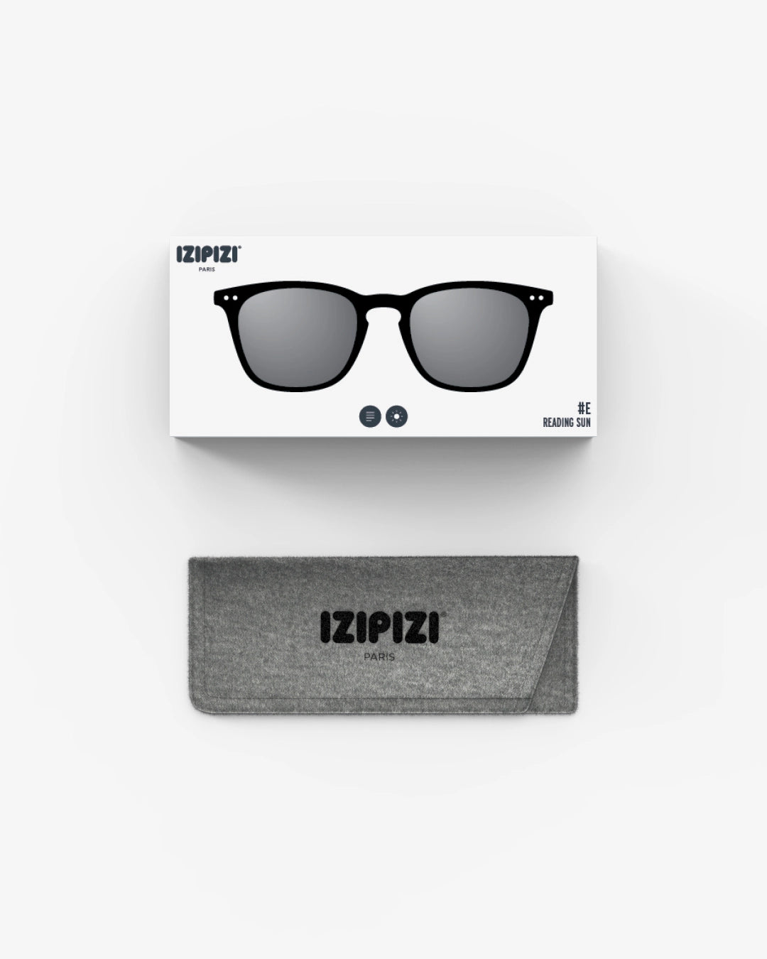 #E Reading Sunglasses - Black +1