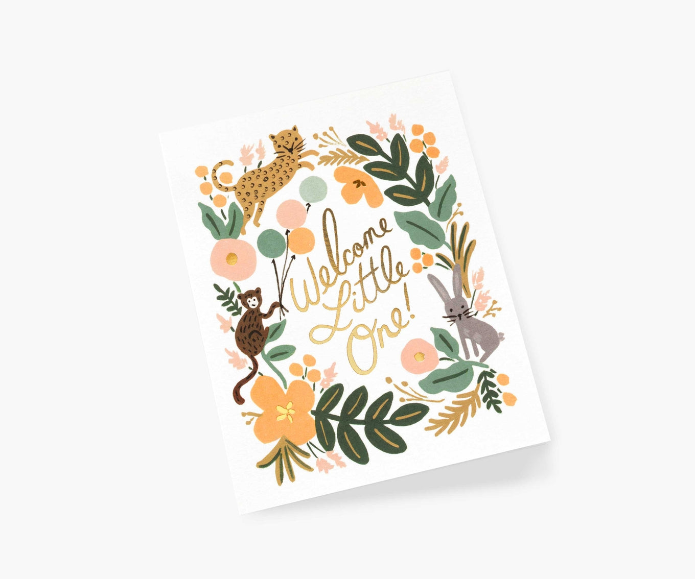 Menagerie Baby Card
