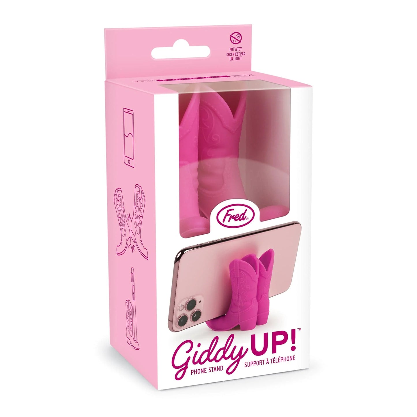 Giddy Up Phone Stand - Pink