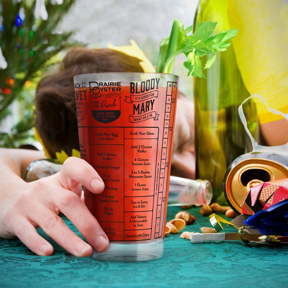 Good Measure - Hangover Recipe Glass