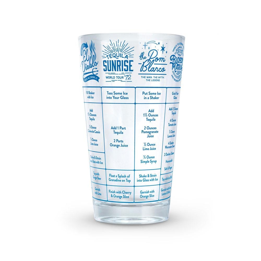 Good Measure - Tequila Recipe Glass