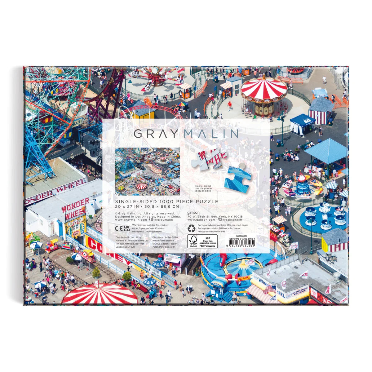 Gray Malin 1000 Piece Puzzle Coney Island