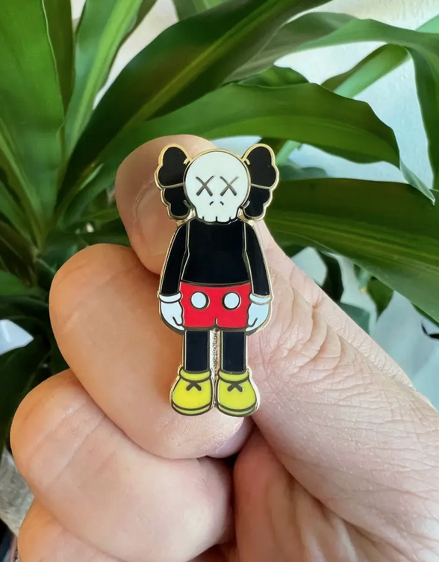 HypeBeast KAWS Mickey Pin