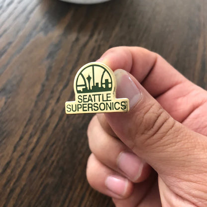 Seattle Super Sonics Hard Enamel Pin