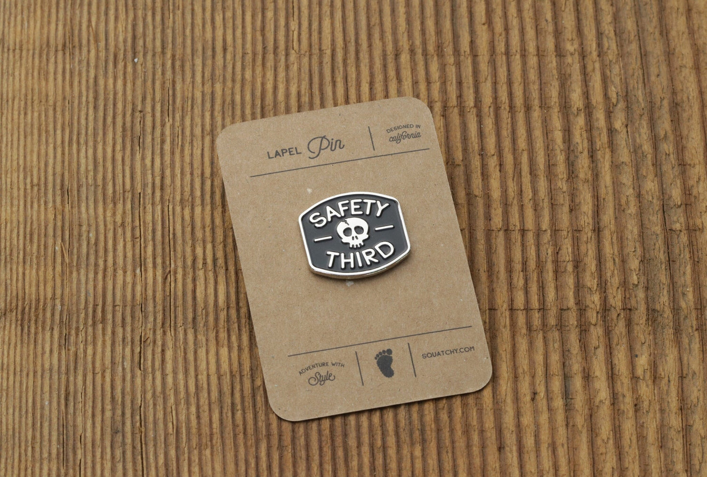 Safety 3rd Enamel Pin