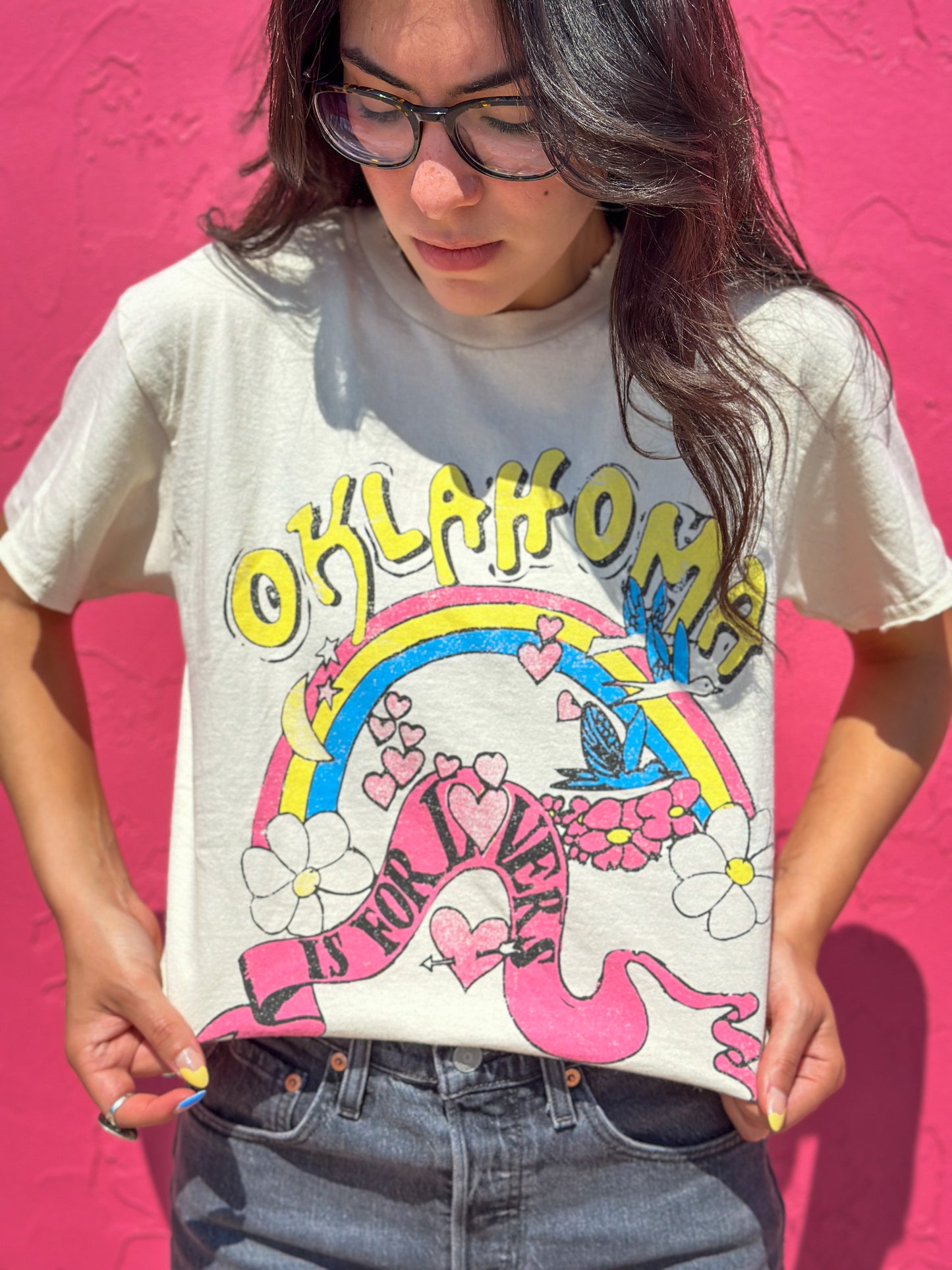 OK Is For Lovers Tee - Off White