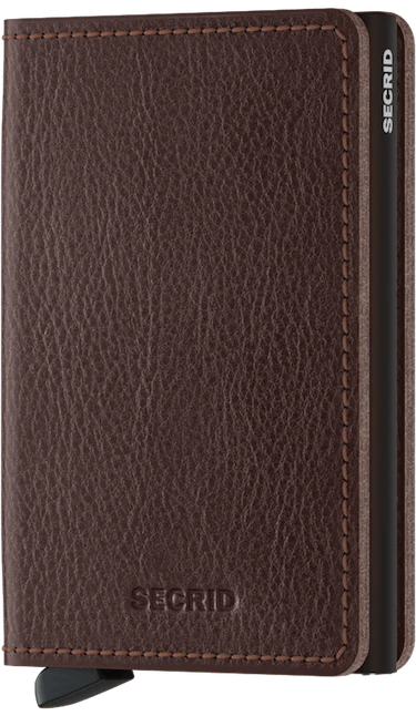 Slimwallet - Veg Espresso-Brown