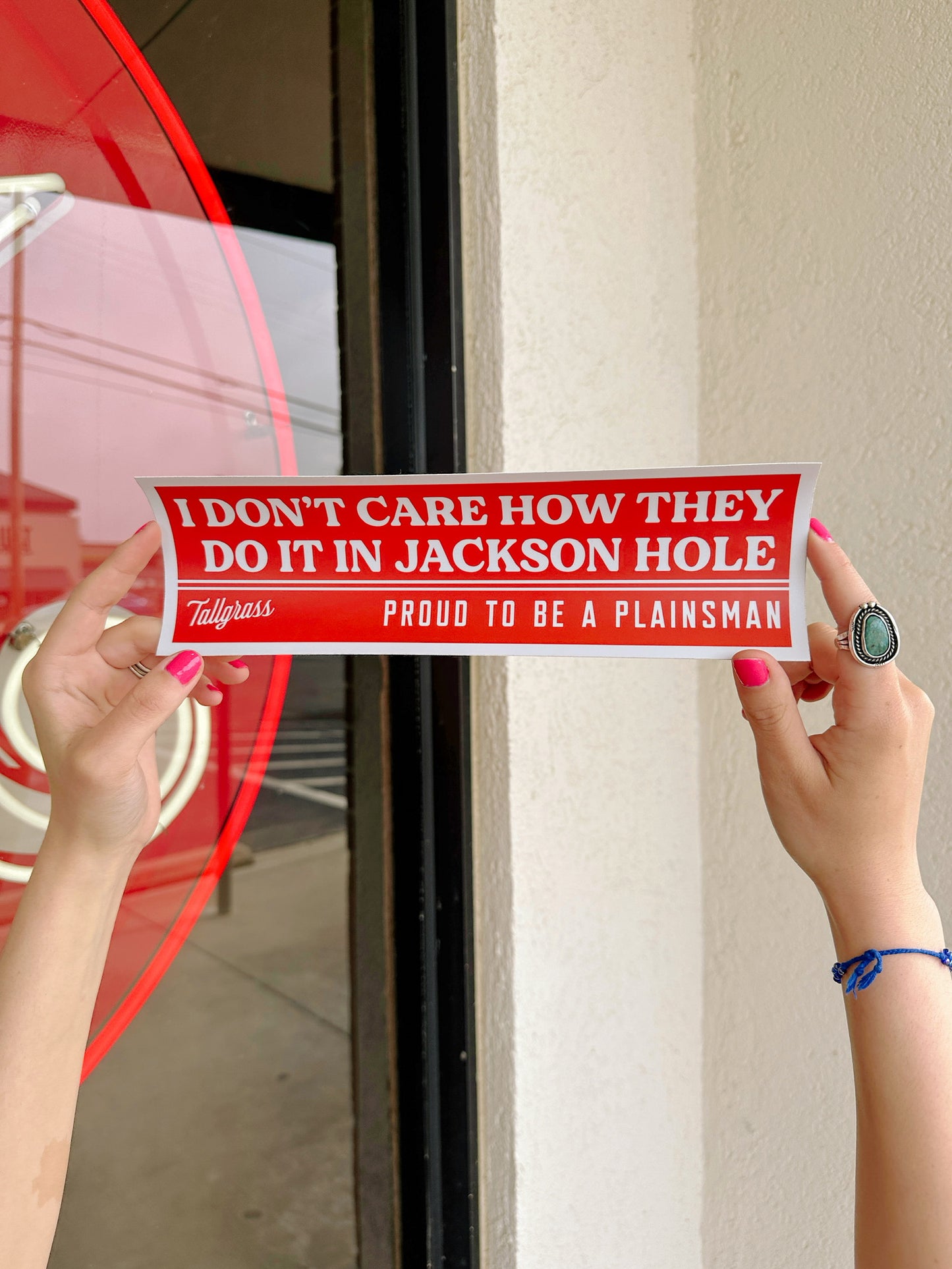 I Don't Care Sticker