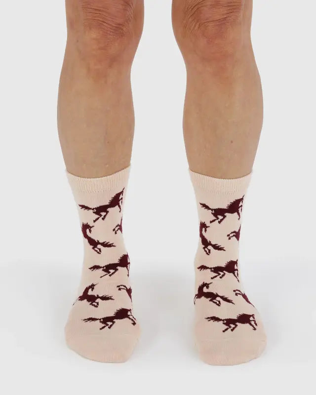 Crew Sock - Horses