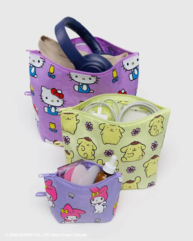 Go Pouch Set - Hello Kitty & Friends Florals