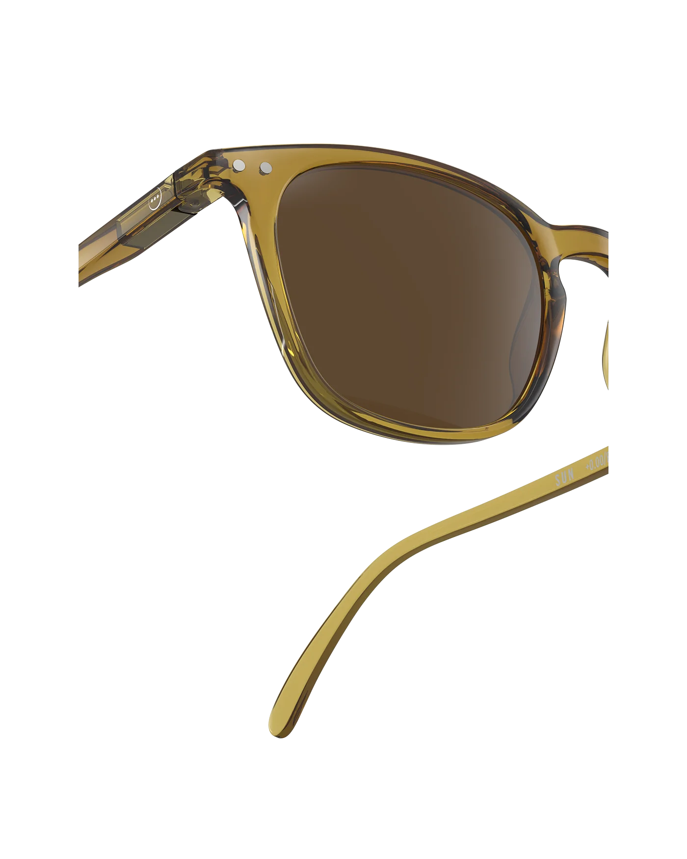 #E Sunglasses - Golden Green